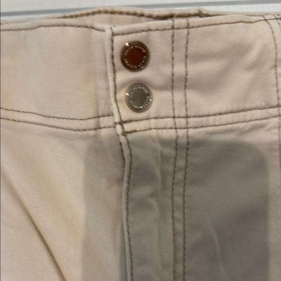 White House black market cream Pants the straight crop - Picture 3 of 8